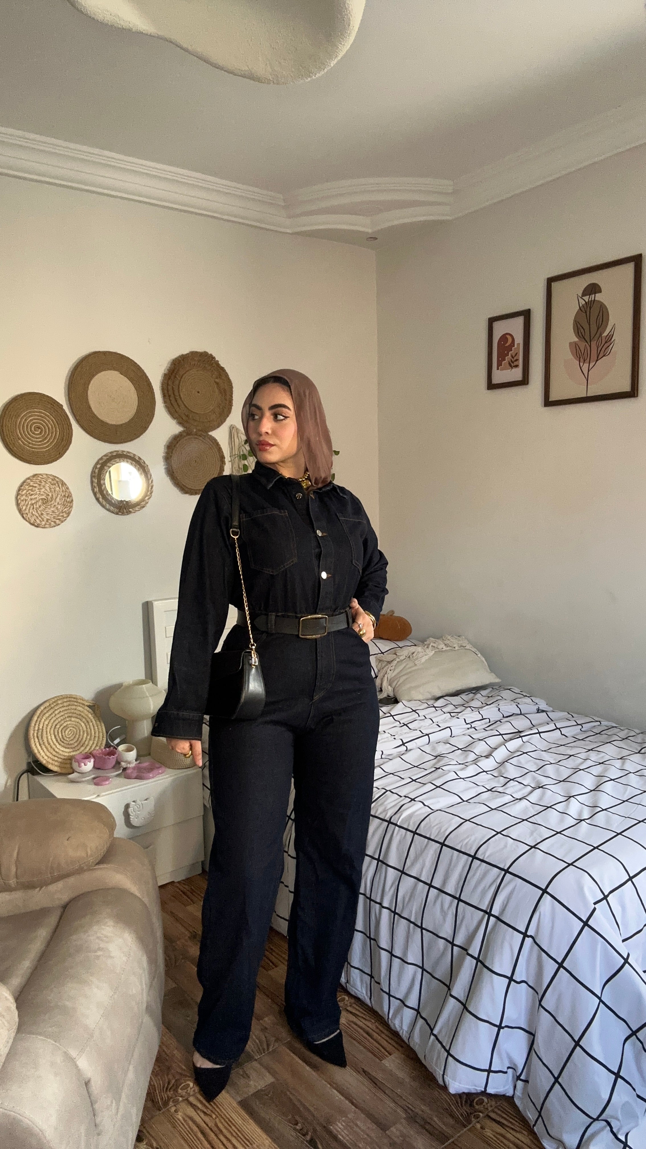 Denim jumpsuit