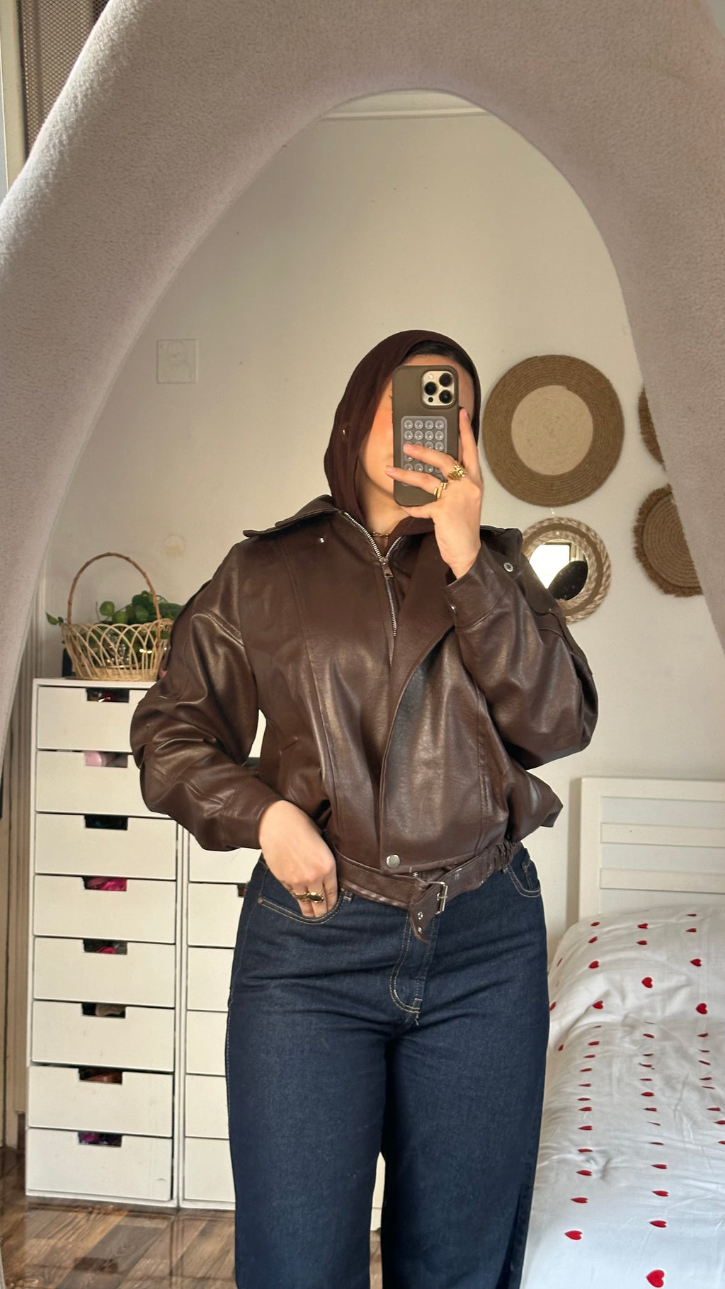 Leather jacket