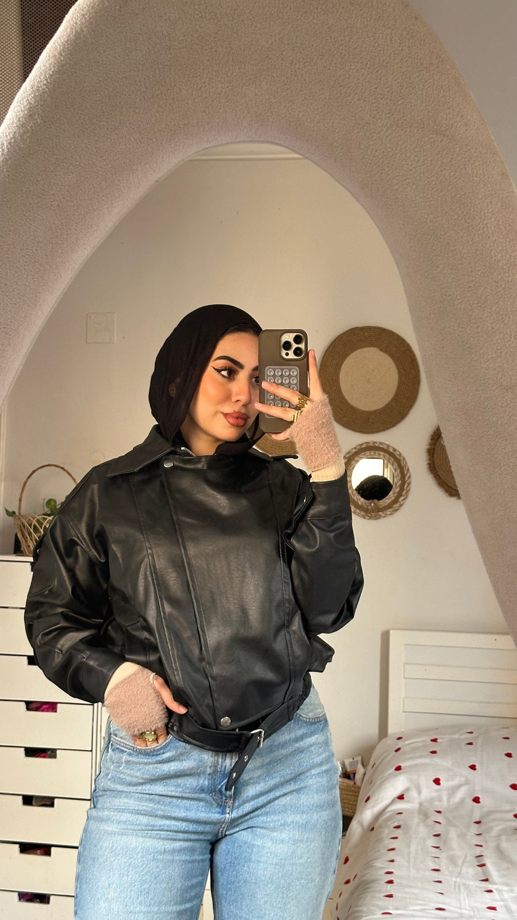 Leather jacket