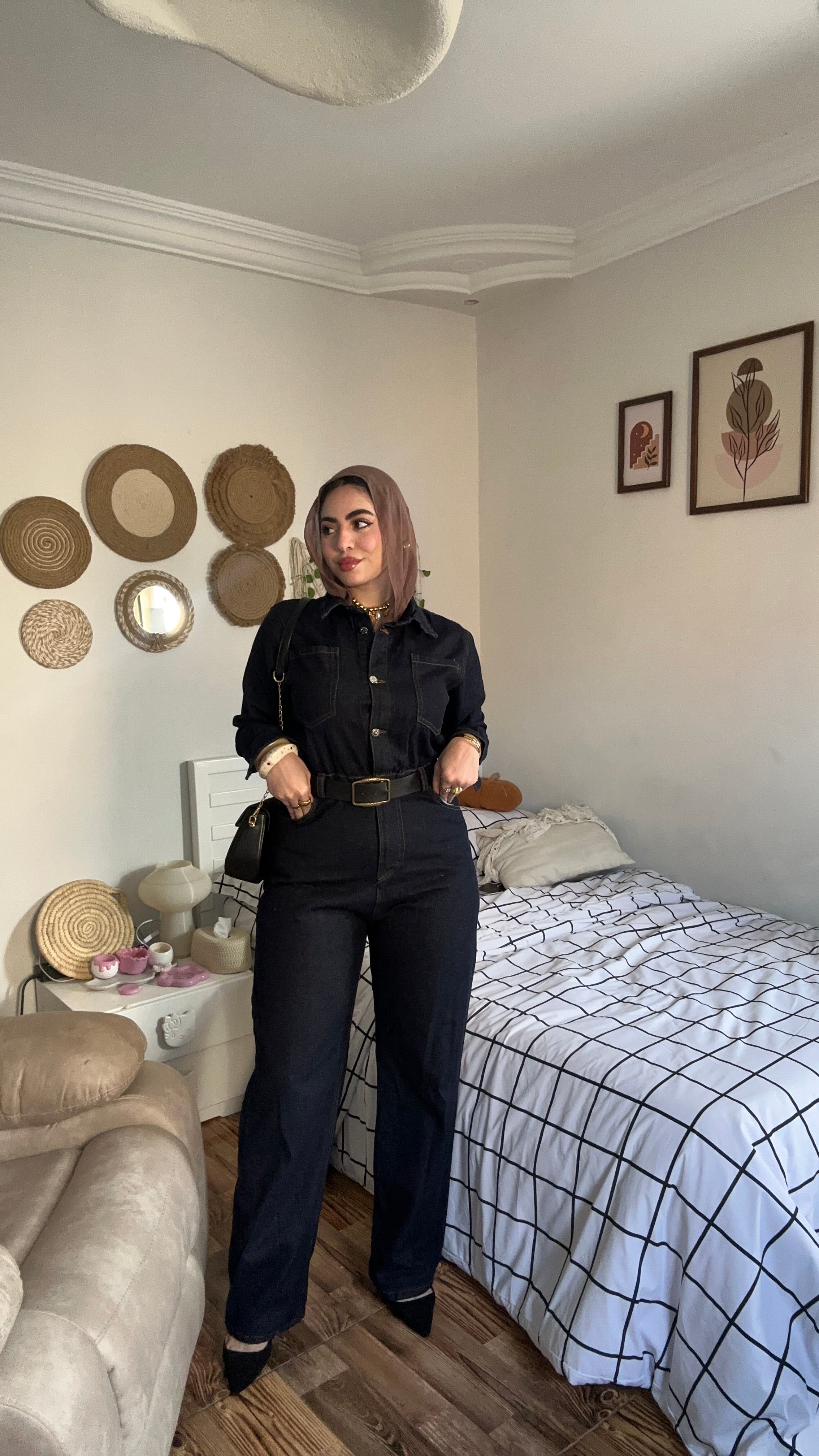 Denim jumpsuit