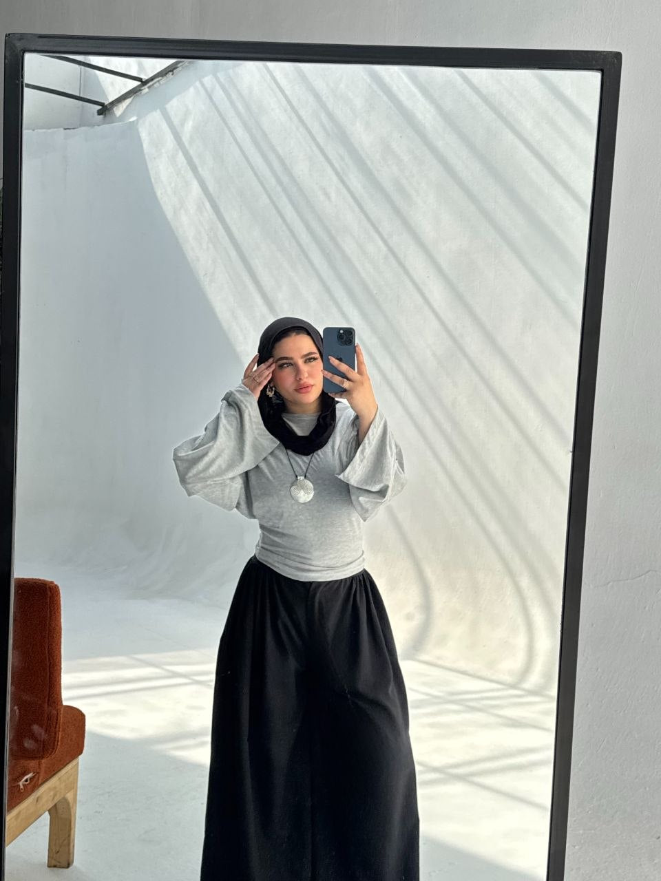 Button-Detail Pants