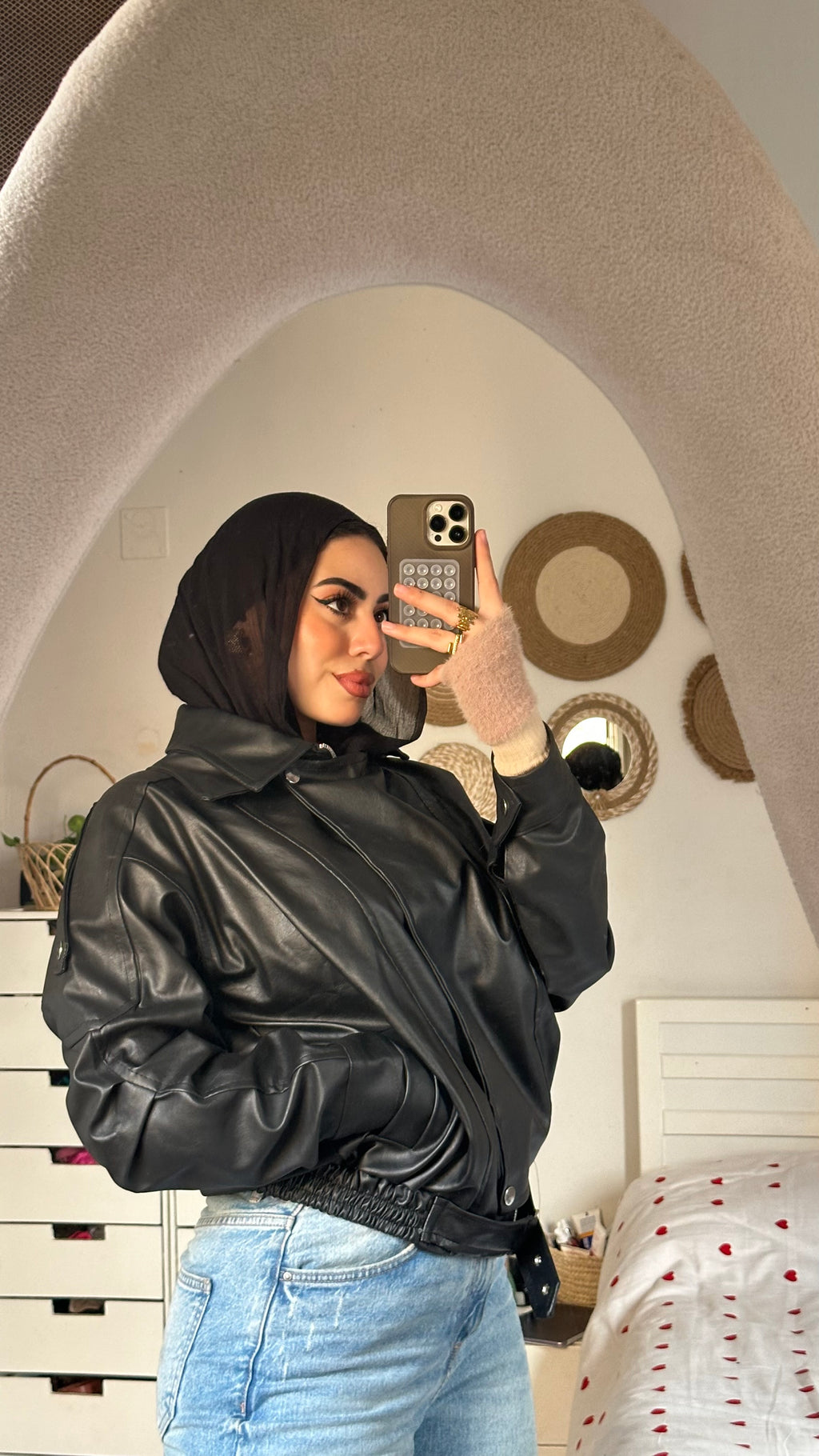 Leather jacket