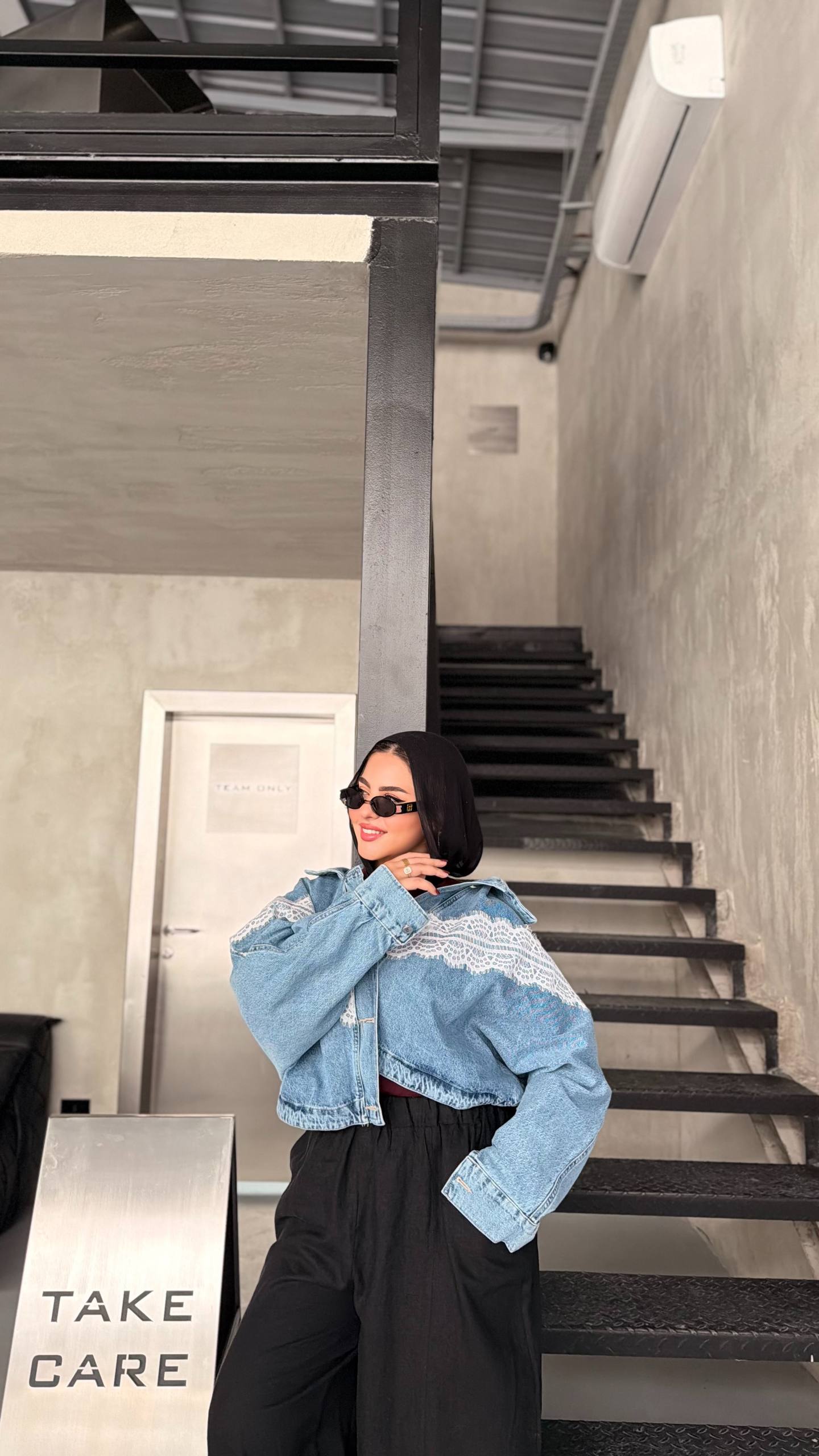 Lace Denim Jacket