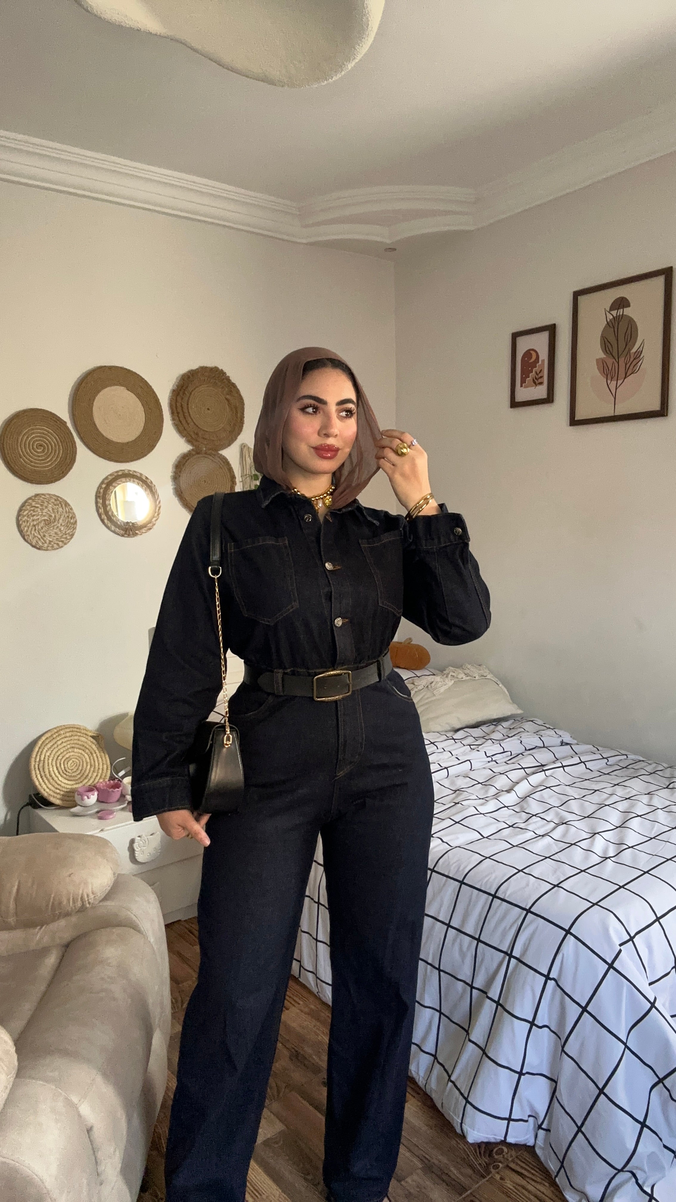 Denim jumpsuit
