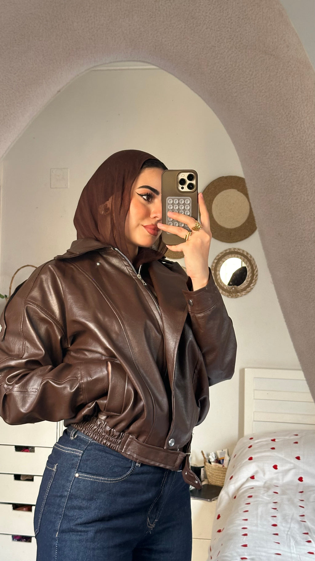 Leather jacket