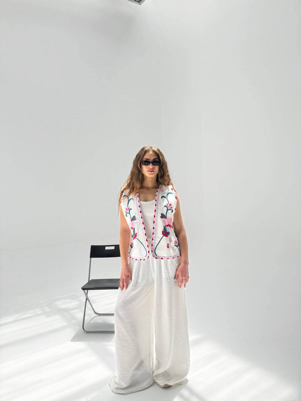 Embroidered top