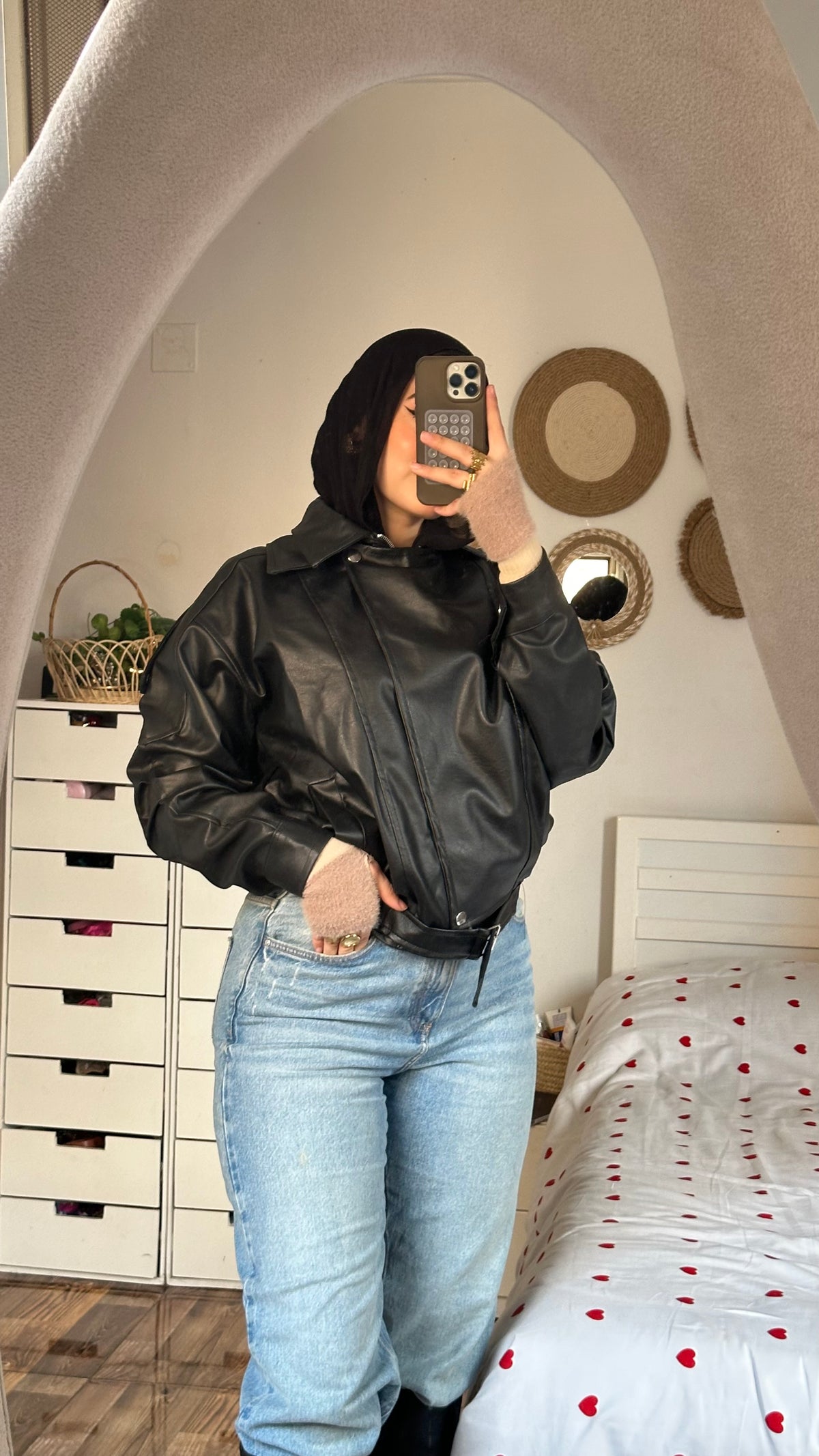 Leather jacket