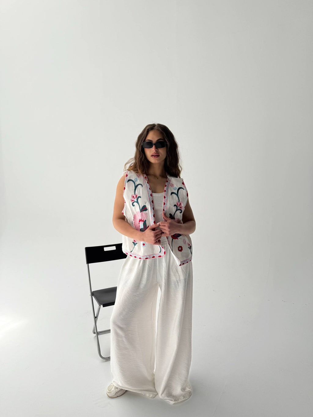 Embroidered top