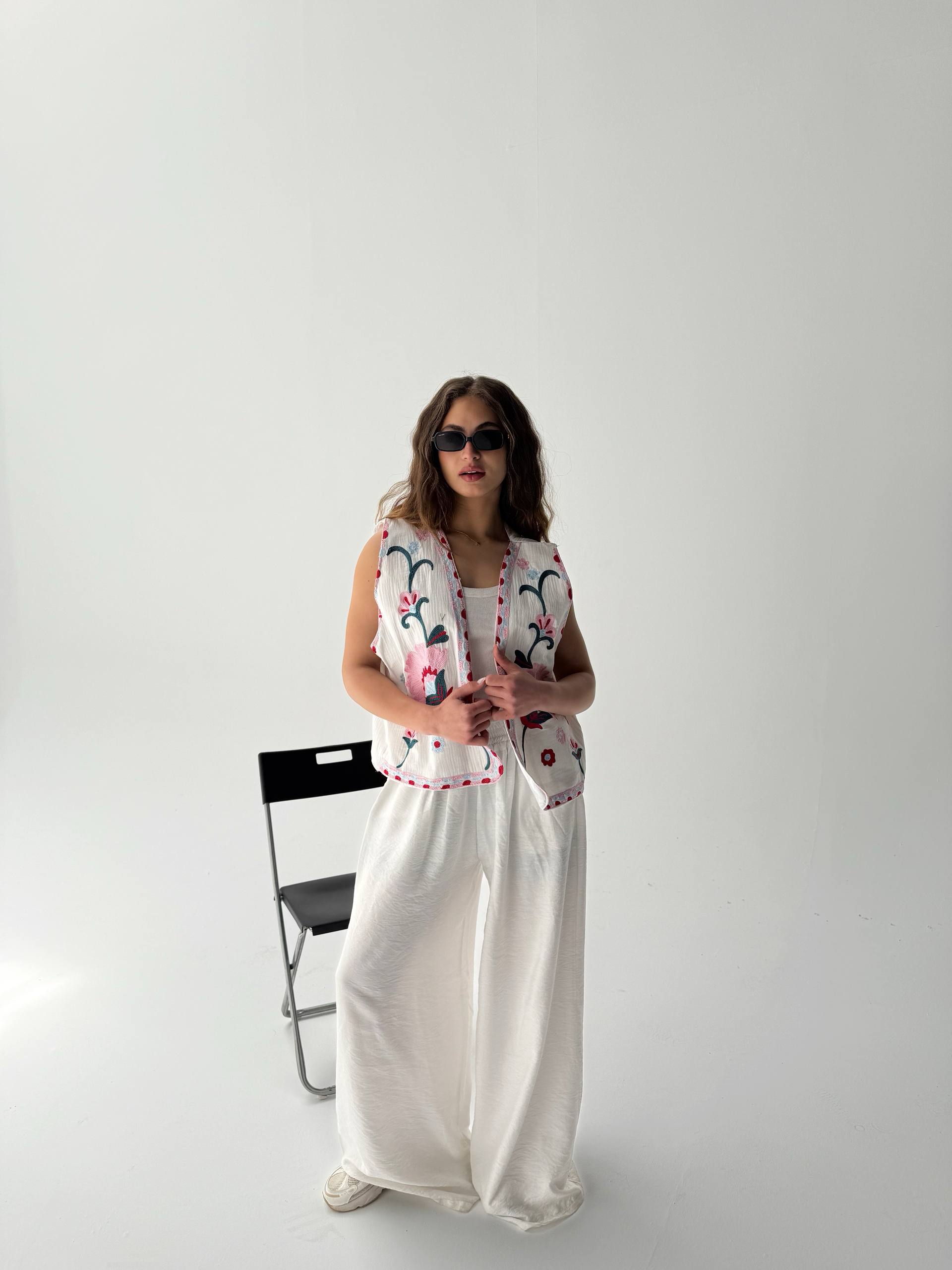 Embroidered top