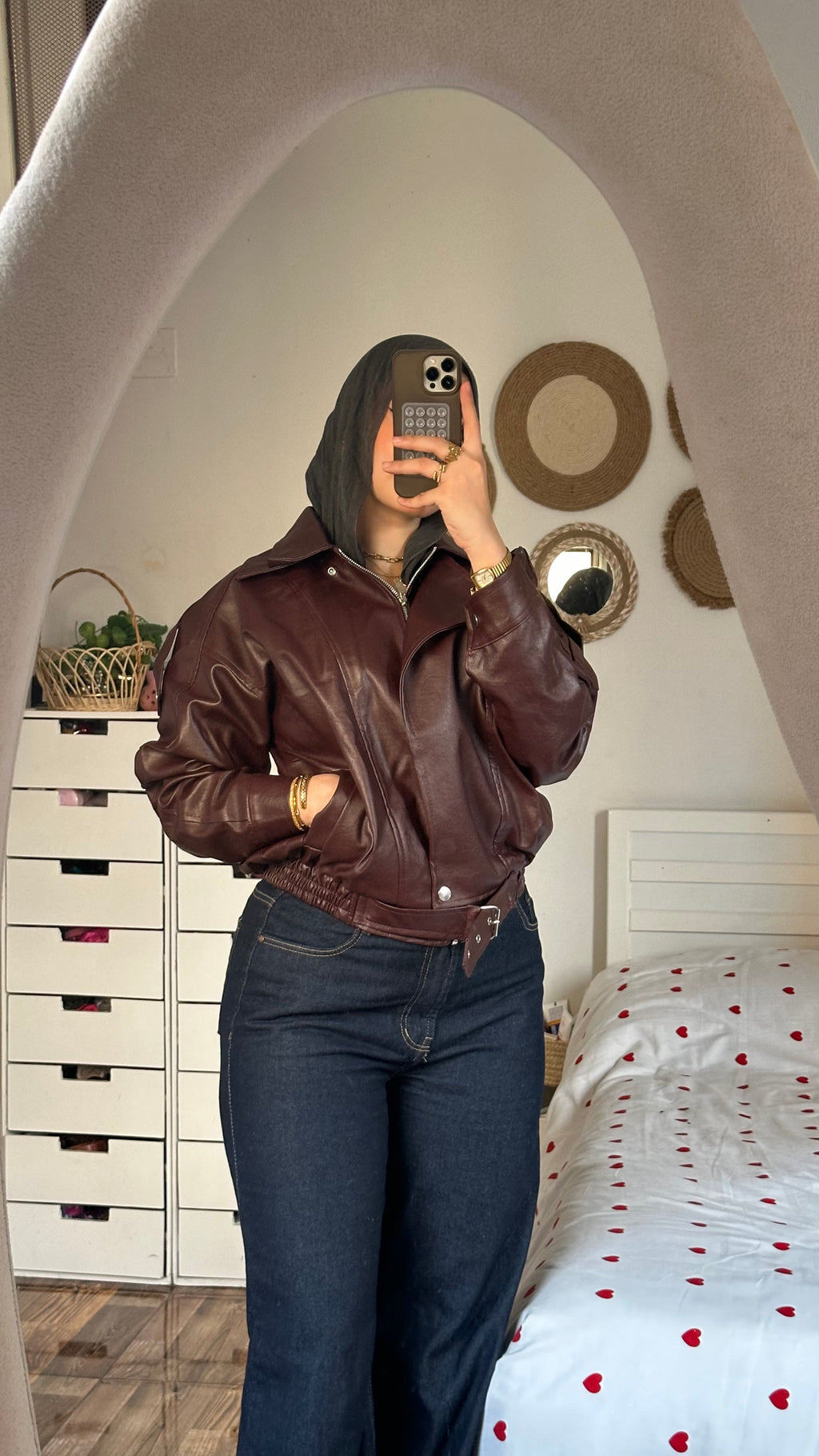 Leather jacket