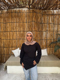 Tie-front T-shirt