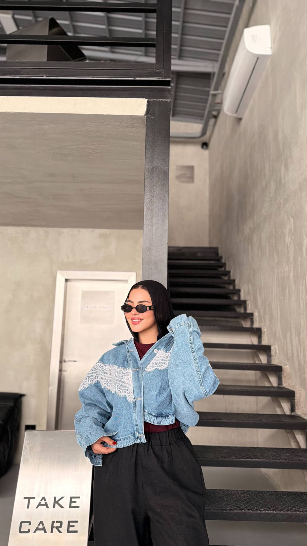Lace Denim Jacket