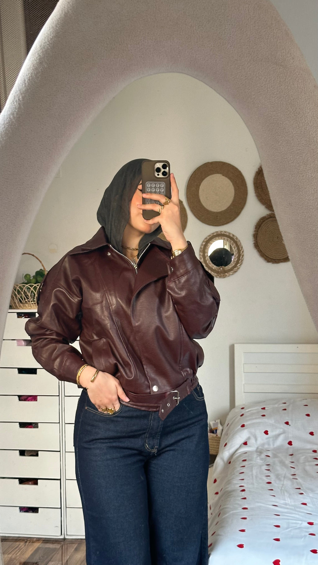 Leather jacket