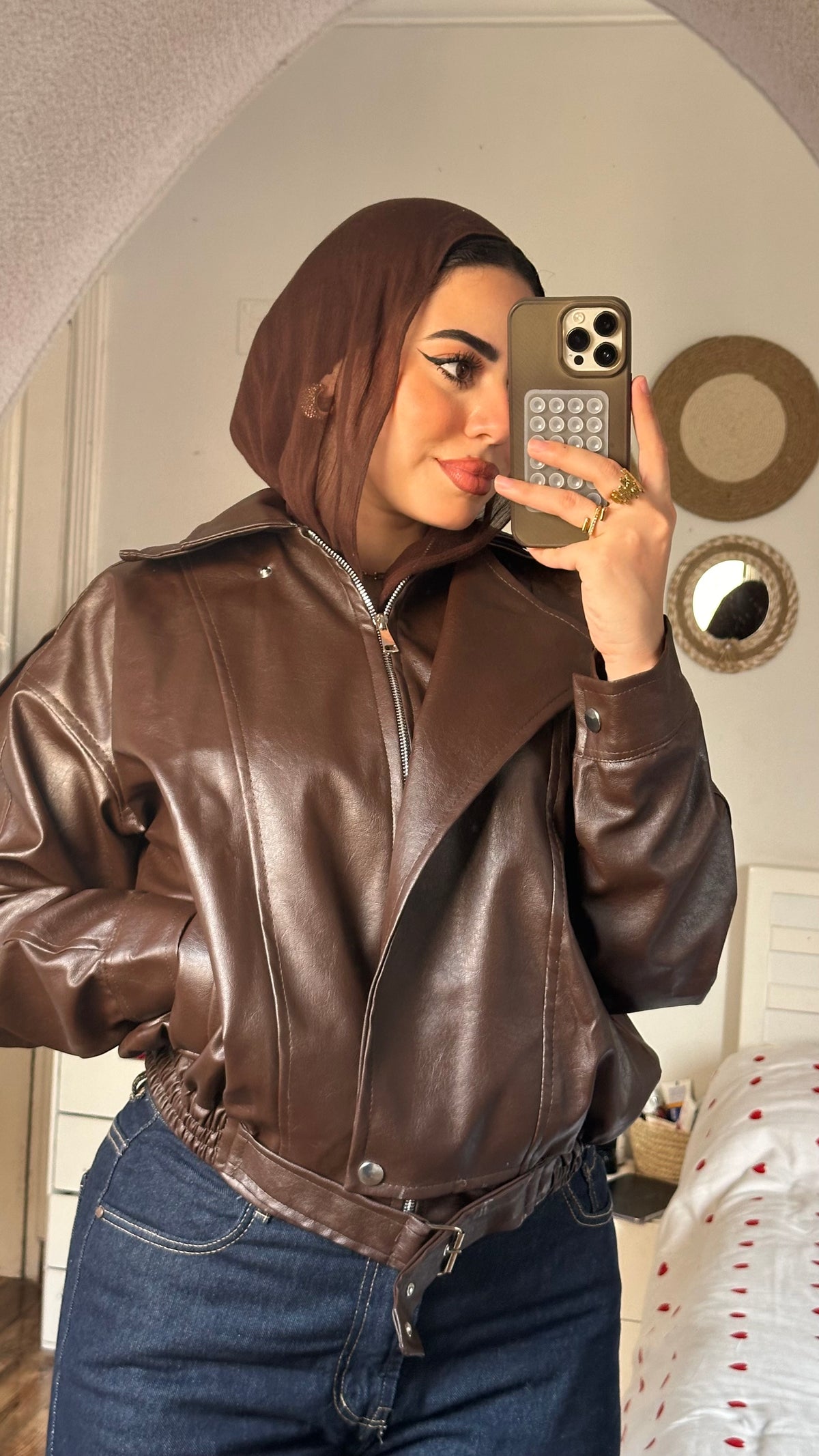 Leather jacket