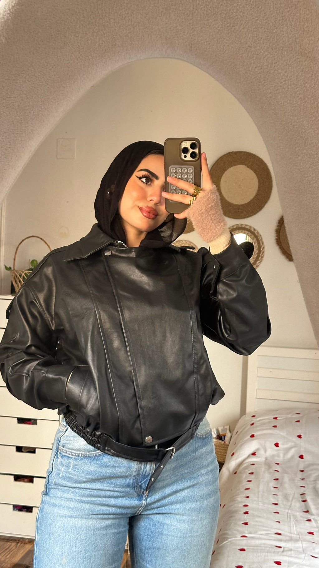 Leather jacket