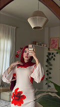 Red Floral Dress